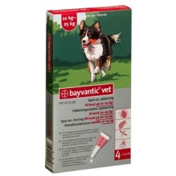 Bayvantic Vet Hund 4 x 2,5 ml, 10 - 25 kg